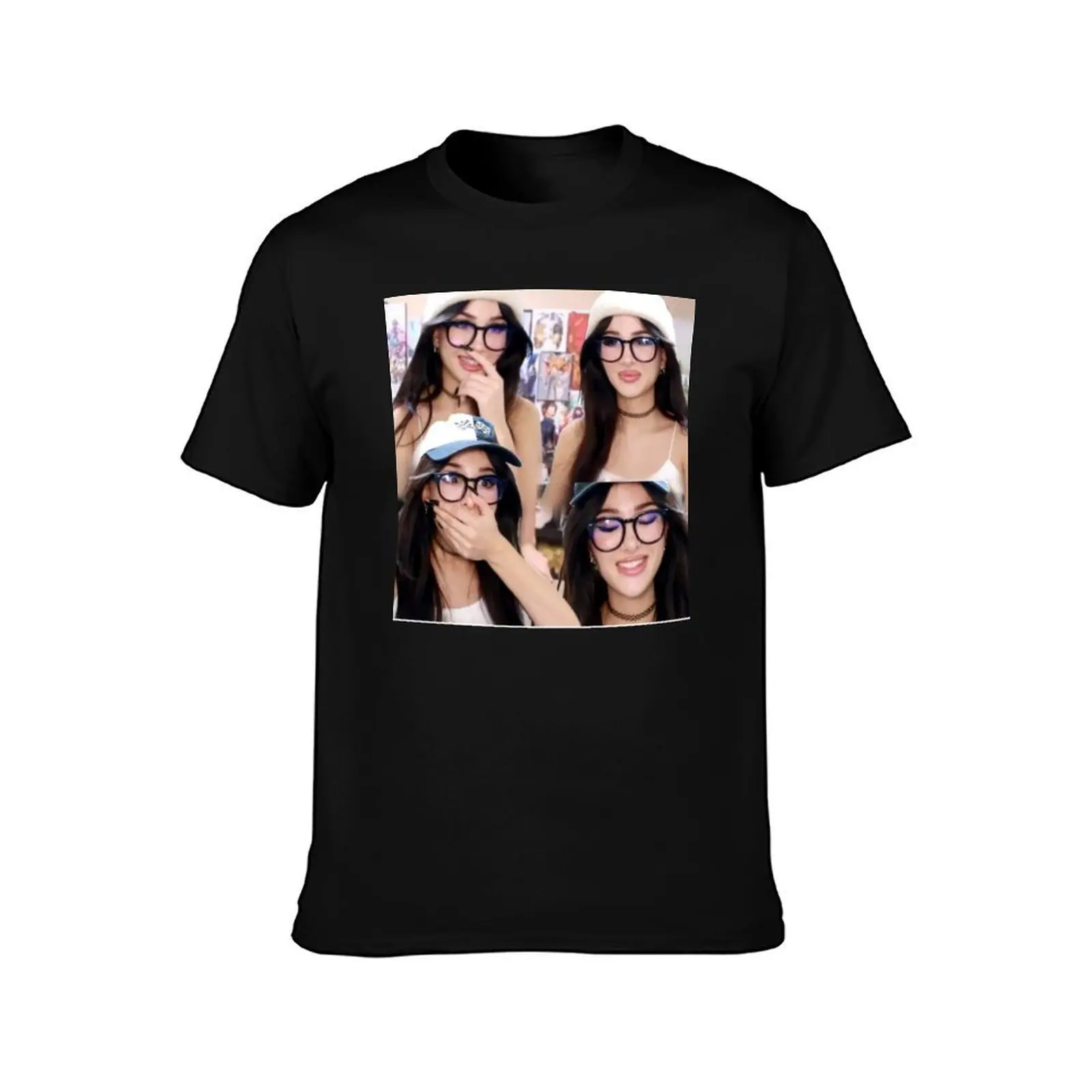 Sssniperwolf collage T-Shirt Basic Lightweight Short Sleeve Tee T-Shirt