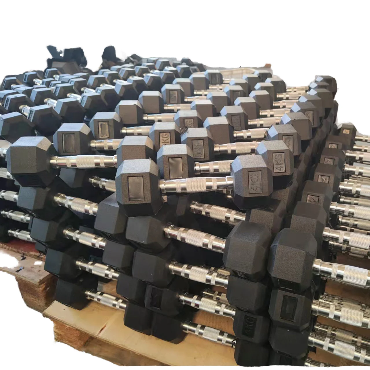 Hex Dumbbell Set - Mancuernas hexagonales de hierro fundido para