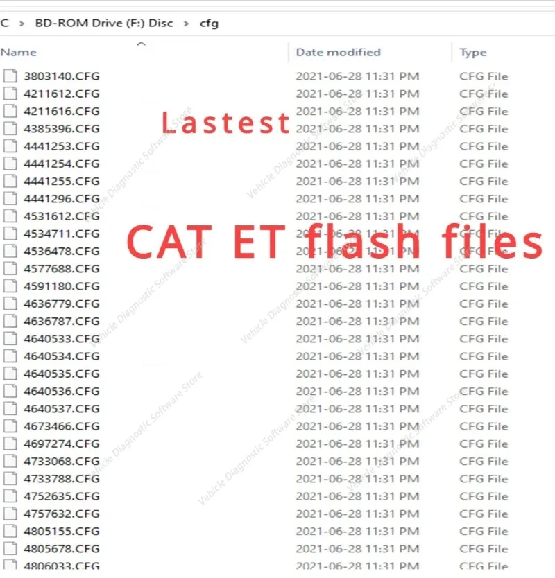 

2026 hot sell CAT ET flash files for the Flash memory programming 2021