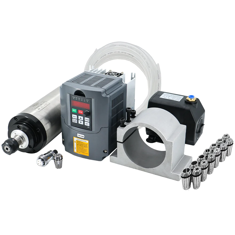 

High Speed 24000rpm Water Cooled 3kw ER20 Metal Milling Spindle Motor For Cnc Milling Cnc Spindle Motor