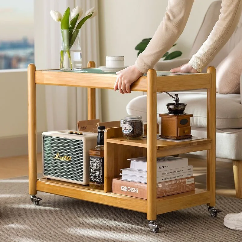 

A few small tables, coffee table, side cabinet next to sofa, simple household bedside Internet celebrity mini corner table