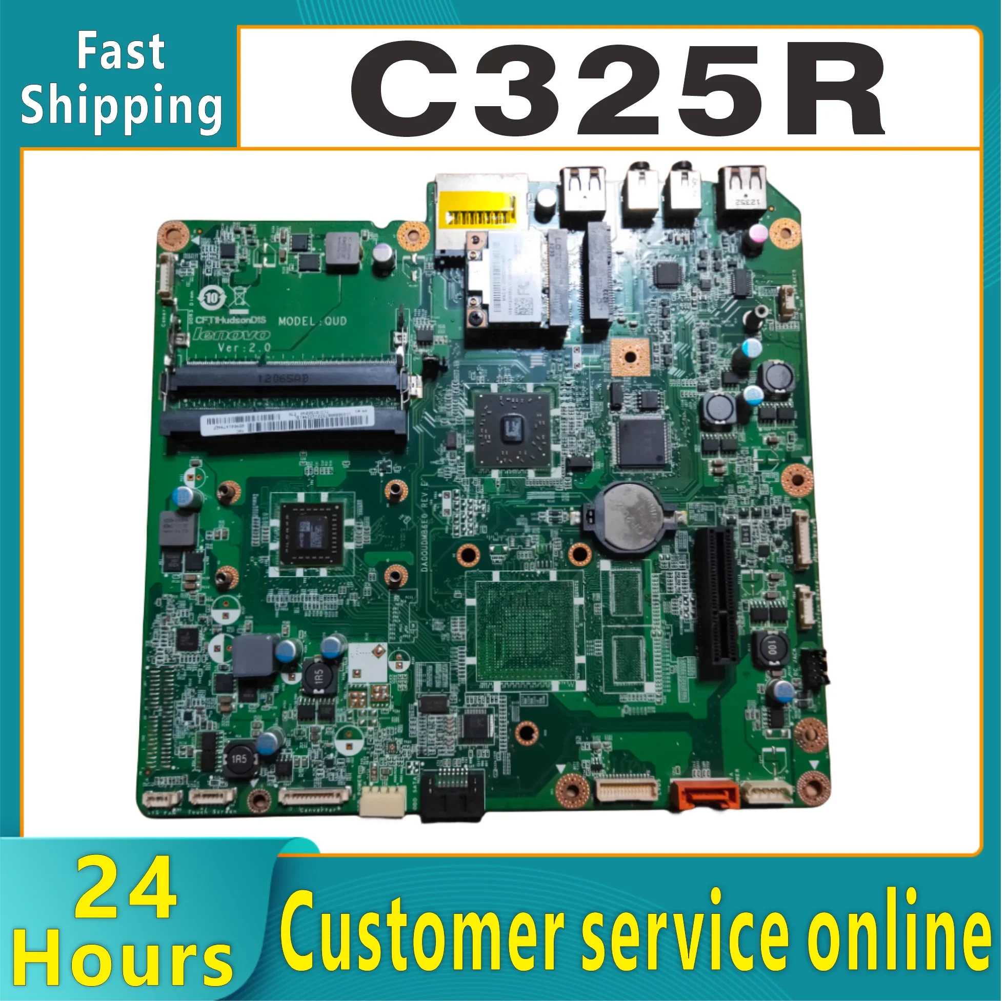 

C325 C325R AIO Motherboard CFT1HudsonD1S DA0QUDMB6E0 Mainboard 100% test working