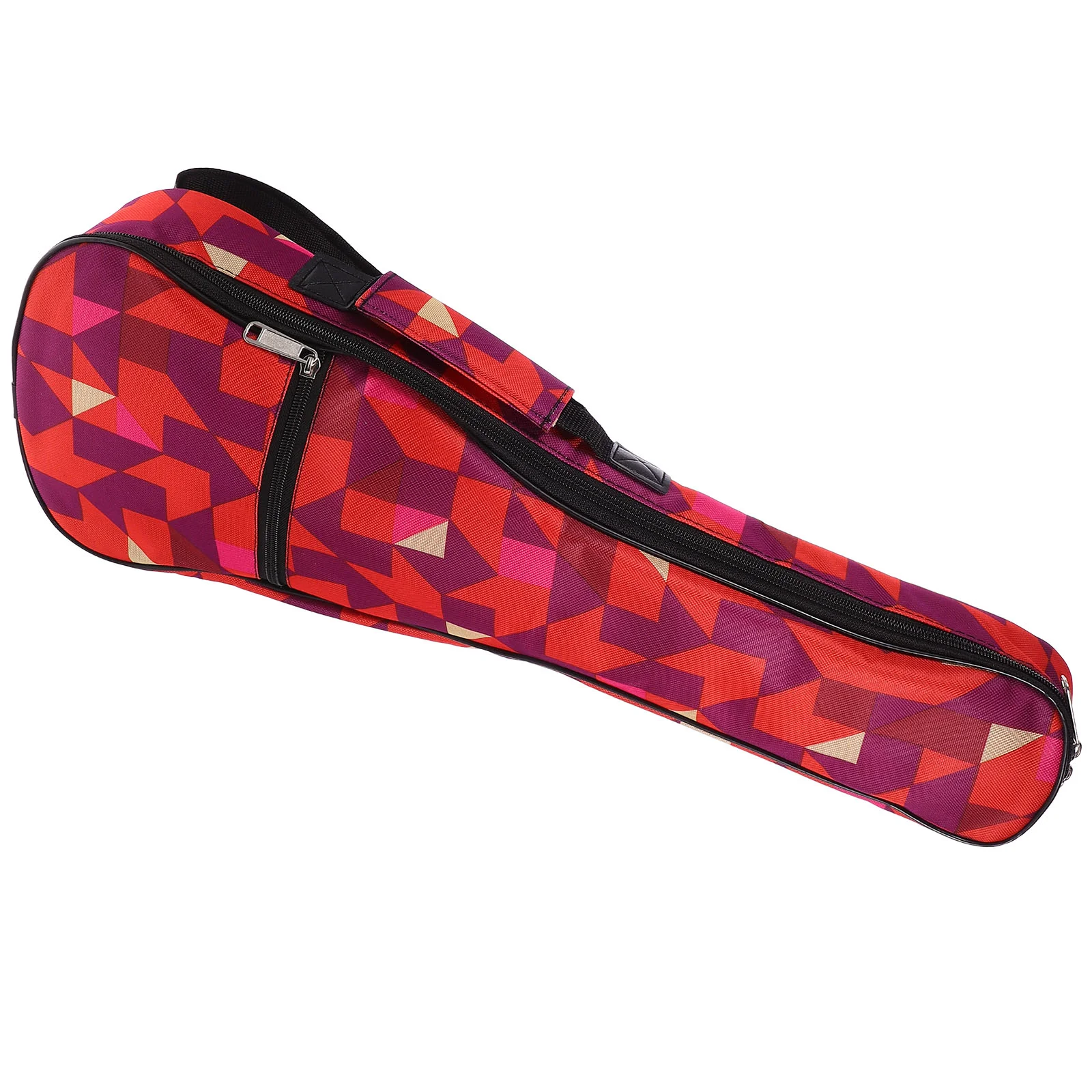 21 Inches Waterproof Oxford Fabric Uke Bag Geometric Pattern Backpack Pouch String Parts Accessories