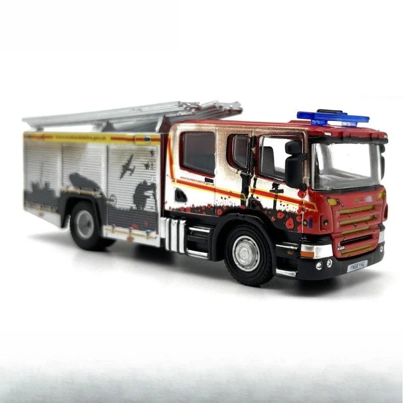 CP31 Fire Truck 1:76 Truck Car Model, Alloy Simulation Collection