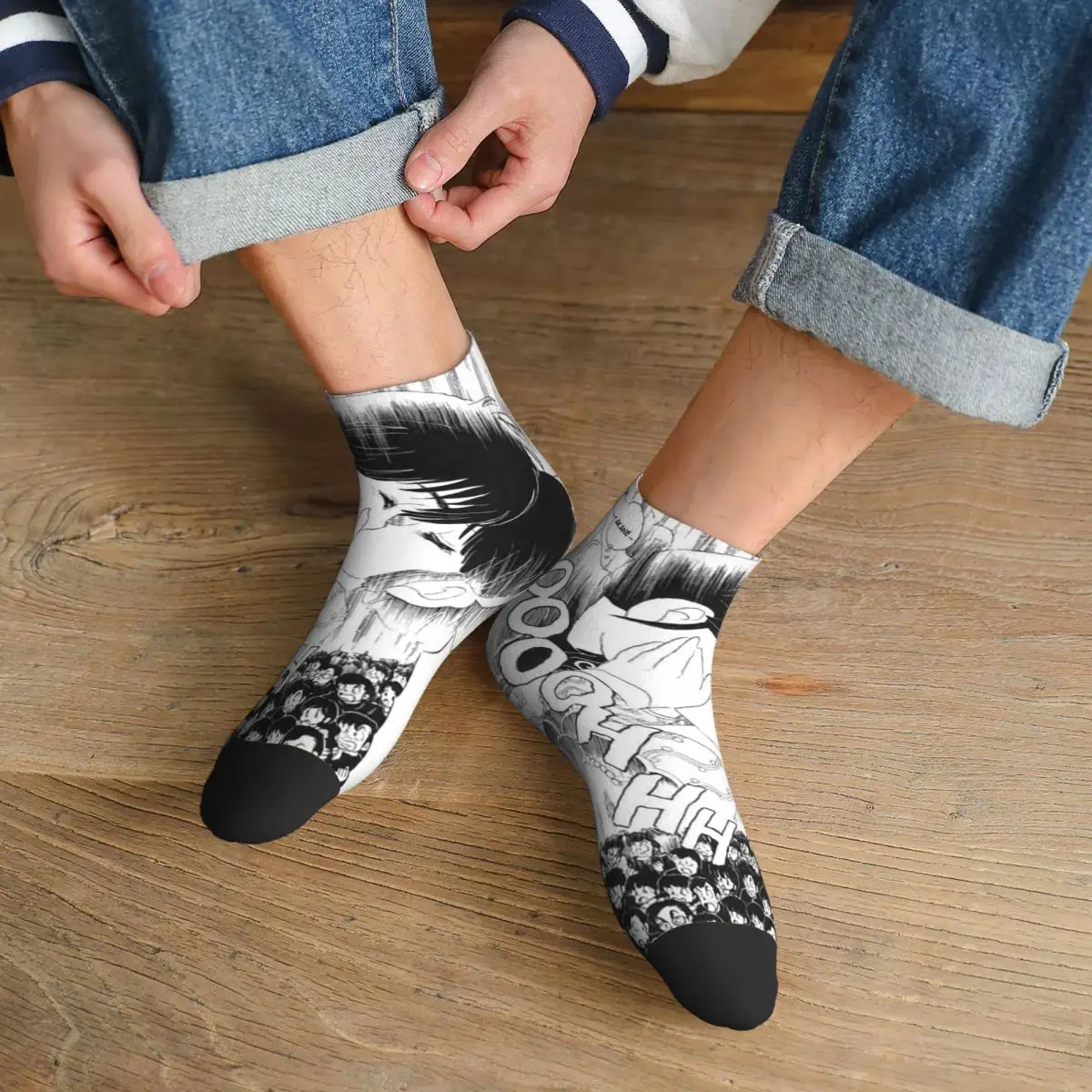 

Ranma And Akane Kiss - Ranma 12 Special Edition Socks Harajuku Stockings All Season Socks Accessories for Unisex Gifts