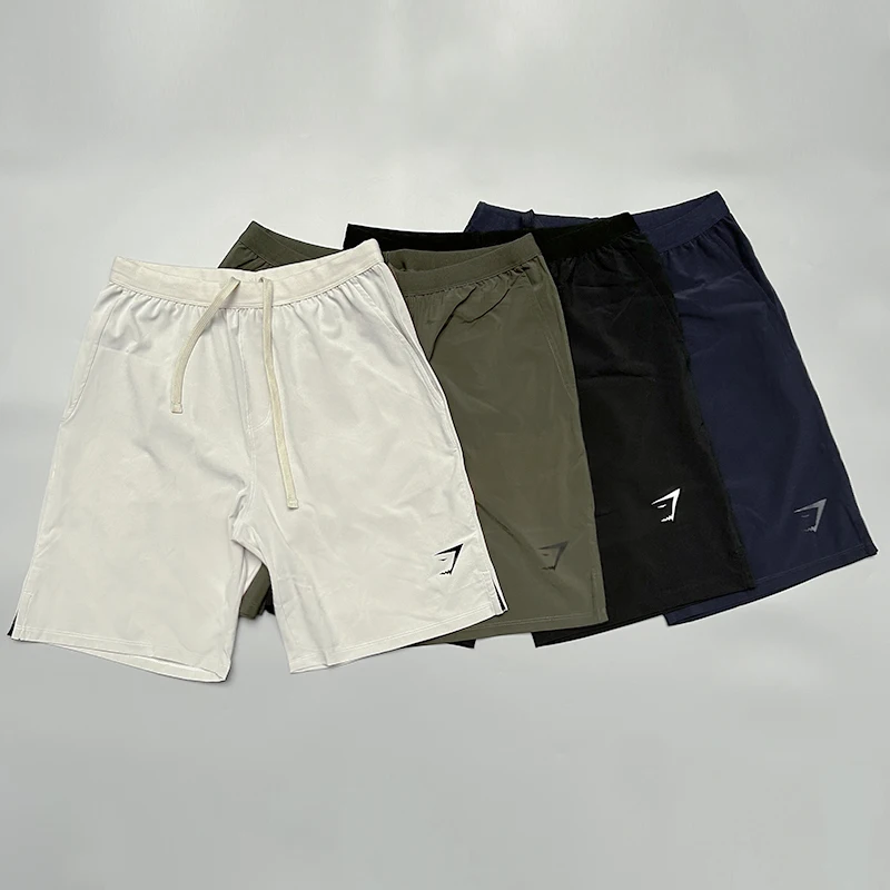 Men's Fitness Shorts Quick Dry Training Pants Thin Breathable Slimming Sporty Three-quarter Length Studio Shorts