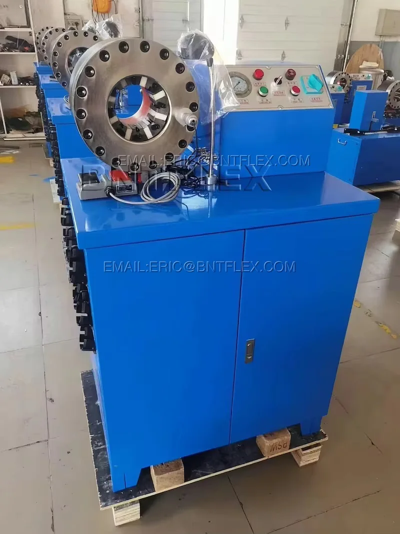 Professional Factory Hidrulic Hose Press Machine Pneumatic Hose Crimping Machine BNT50 Hose Pipe Pressing Machine