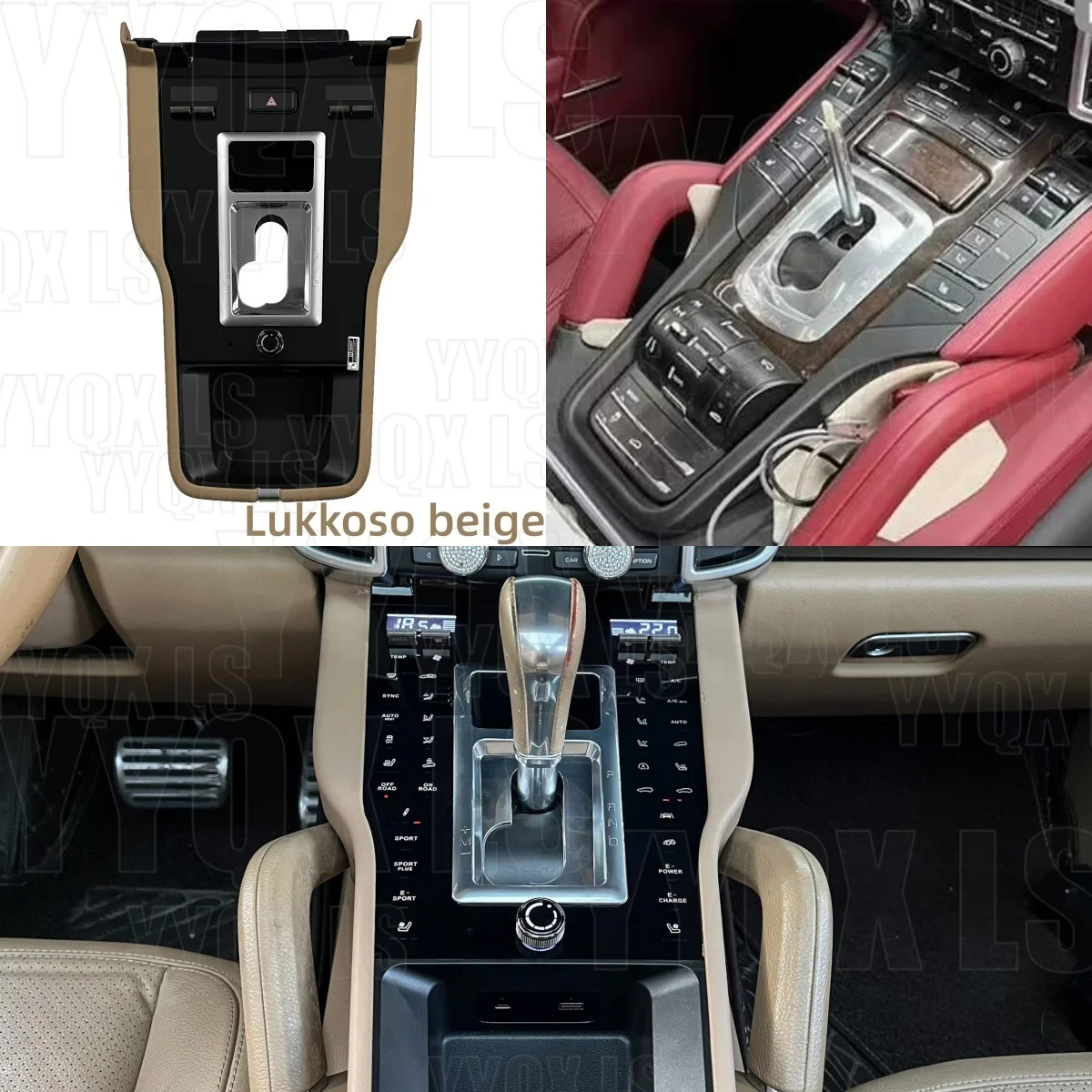 For Porsche Cayenne 2010 - 2017 Car Digital Console Front AC Panel Full Touch 2024 Style Upgrade Multimedia Player Touch Control