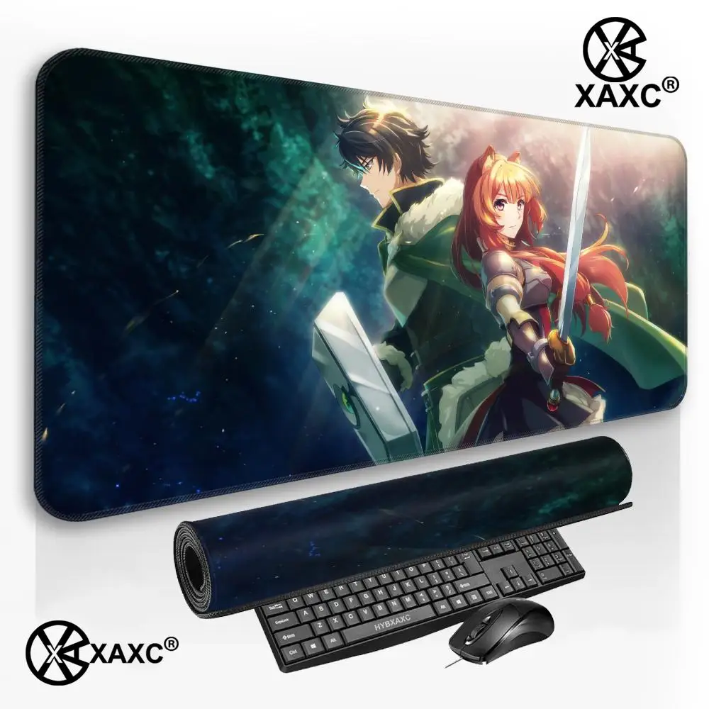 Anime T The Rising of the Shield Hero XAXC Mouse Pad large keyboard mouse desk pad non-slip rubber