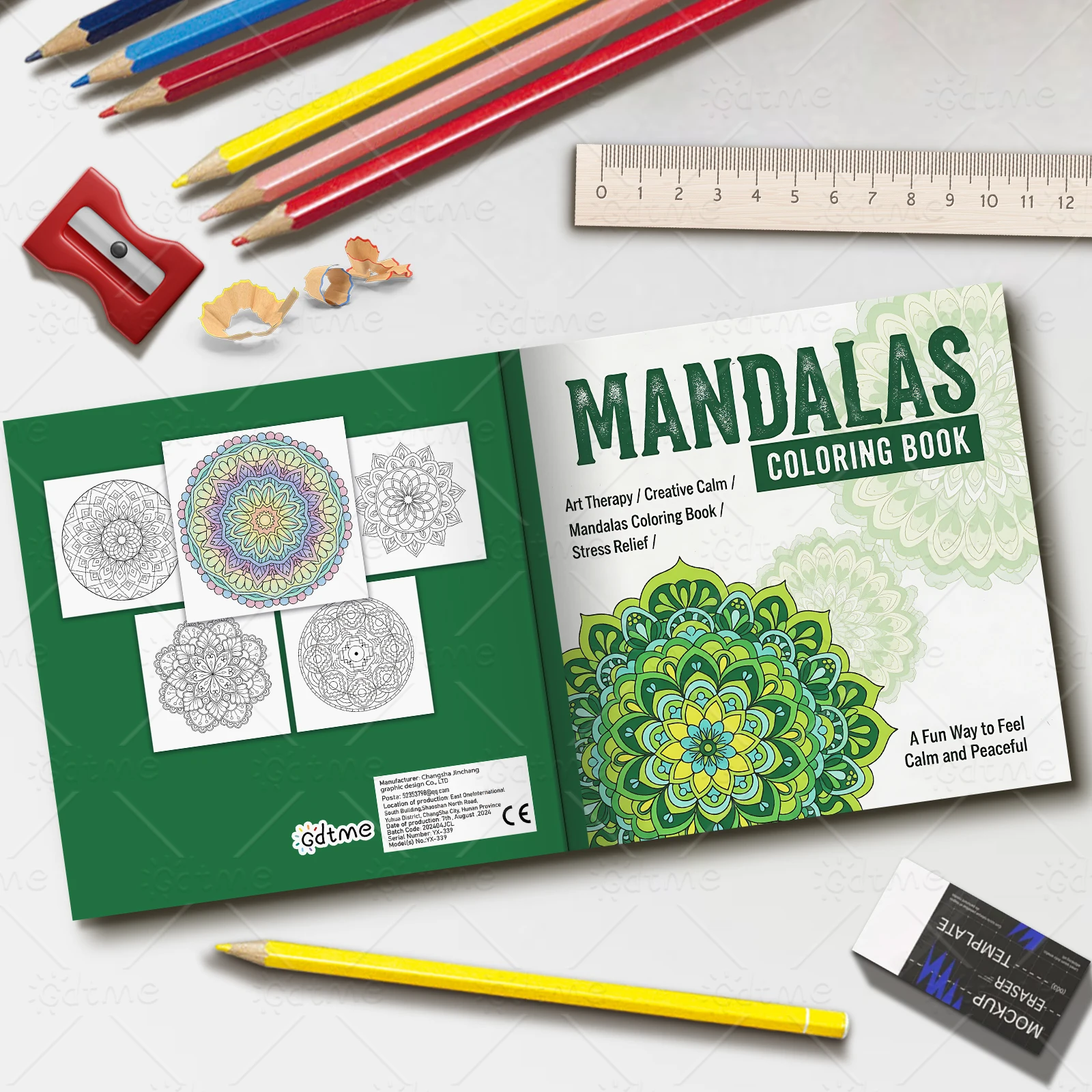 MANDALA Patterns for Adults Interesting Drawing Book Perfect Gift for Party and Birthday (Stress Free Coloring Book) image 3