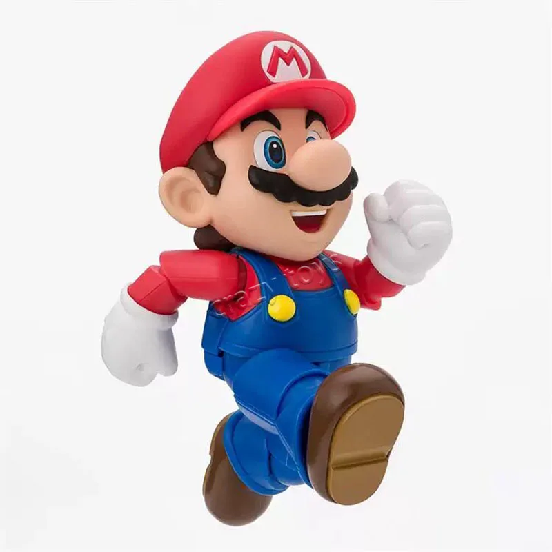 

In Stock Bandai Super Mario Bros Model Kit Genuine SHF Mario Anime Action Figure Collection Finished Model Boy Toy Birthday Gift