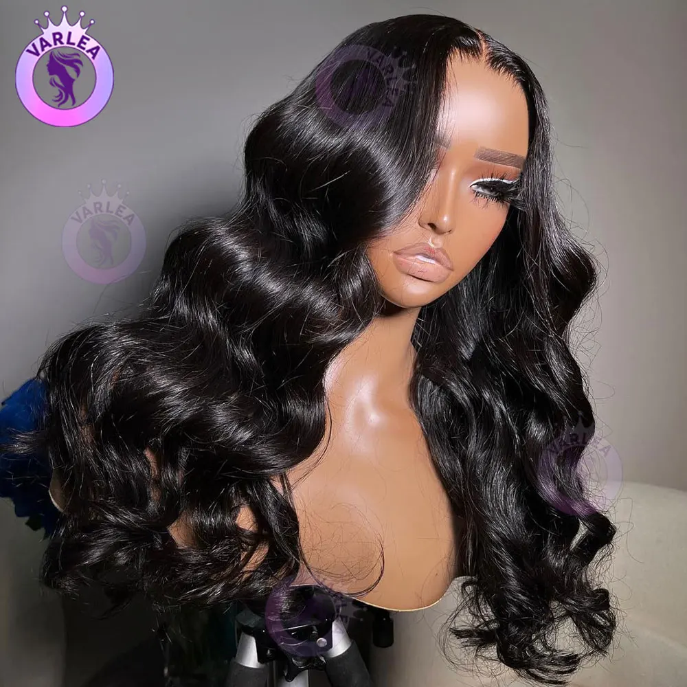 

30inch Body Wave 13x6 HD Lace Frontal Wig Body Wave Human Hair Wigs 180% Density Natural Black Body Wave Wig 13x4 Lace Front Wig