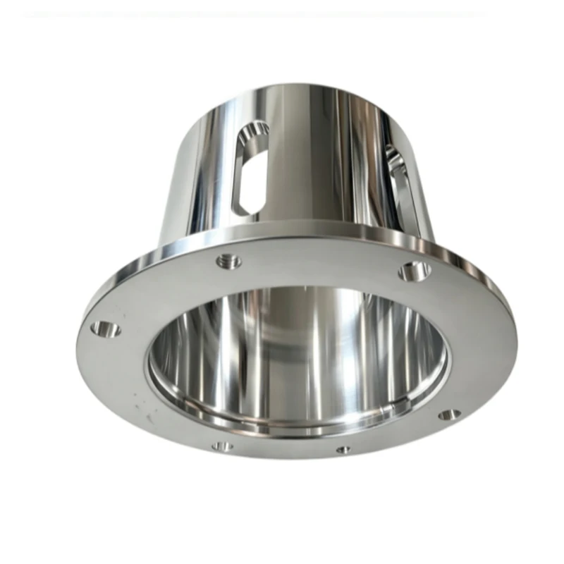 Mirror CNC Machined Customizable Drawing Stainless Steel Flange Sleeve