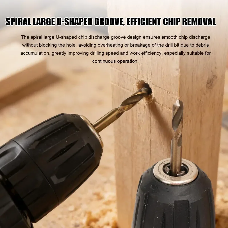 3/3,5/4,5/5/6mm Doppelkopf-Spiralbohrer, superharter Spiralbohrer für Metall, Edelstahl, Eisen, Holz, Bohrwerkzeug – Detail 6