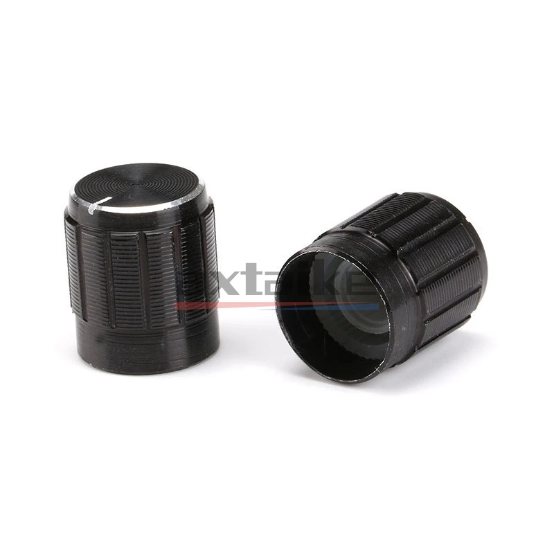 10PCS 13*17mm 15*17mm Aluminum Alloy Potentiometer Knob Rotation Switch Volume Control 6mm EC11 WH148 15X17 Golden Silvery Black