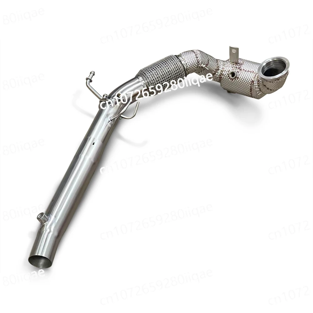 

Q3 2.0T 2020-2023 High Flow Stainless Steel Drain Pipe Downpipe with GPF Exhaust Drain Pipe with Heat Shield
