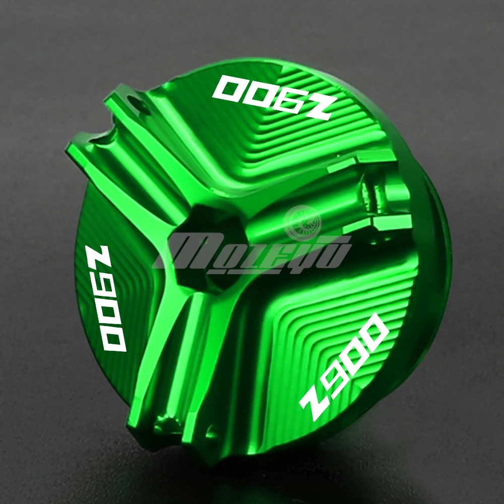 لكاواساكي Z900 Z900RS Z900SE Z 900 2017 2018 2019 2020 2021 2022 M19 * 2.5 دراجة نارية الألومنيوم فلتر زيت كأس غطاء قابس المحرك