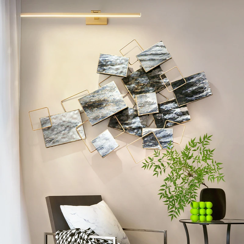 Wall Decoration Living Room TV Background Wall Decoration Hangings Dining Room Iron Wall Decoration