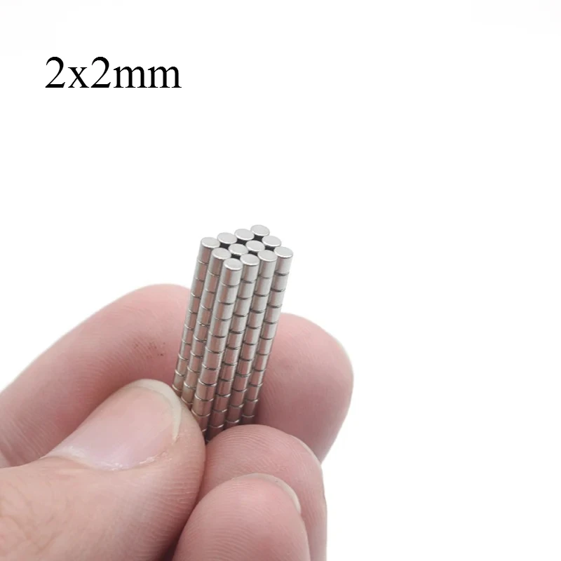 2x2mm Mini Small Powerful Magnets Strong Disc Magnets For Fridge, DIY, Building, Scientific, Craft, Education 2*2  2x2