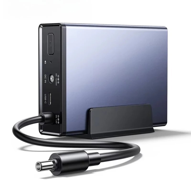 120W DC Backup Battery Surge Protector 12000mAh Uninterruptible Battery Power Supply Compatible with DXP4800