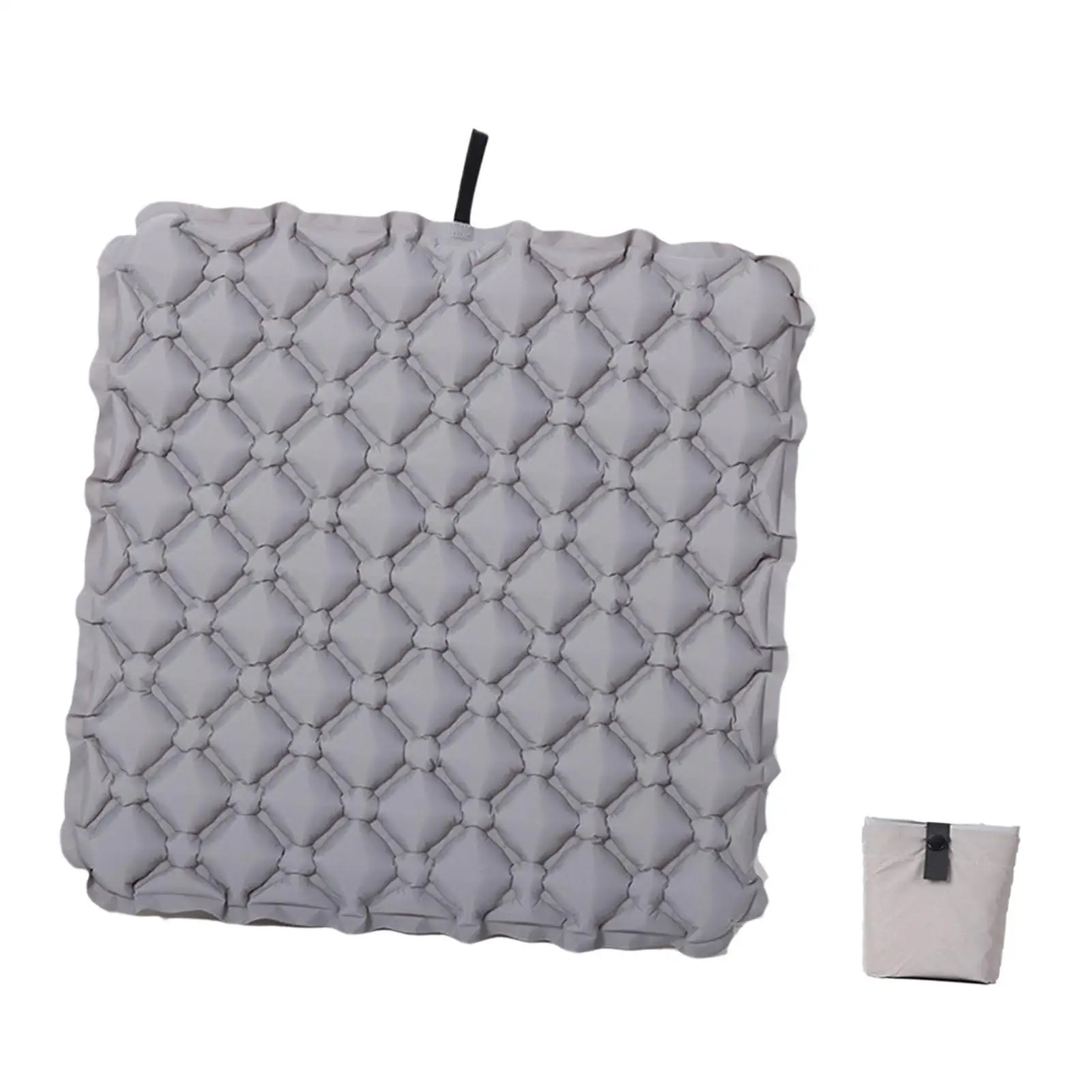 Inflatable Seat Cushion Folded Quick Inflation Breathable Soft Lightweight Sit Mat Pad for Fishing Beach Airplane Bleacher Plane