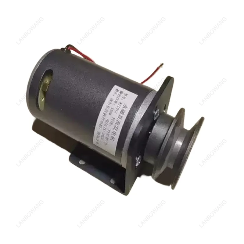 550W 48V 60V 72V DC Permanent Magnet Pulley Generator, Belt Drive Wind Turbine Alternator for Battery Car Charging