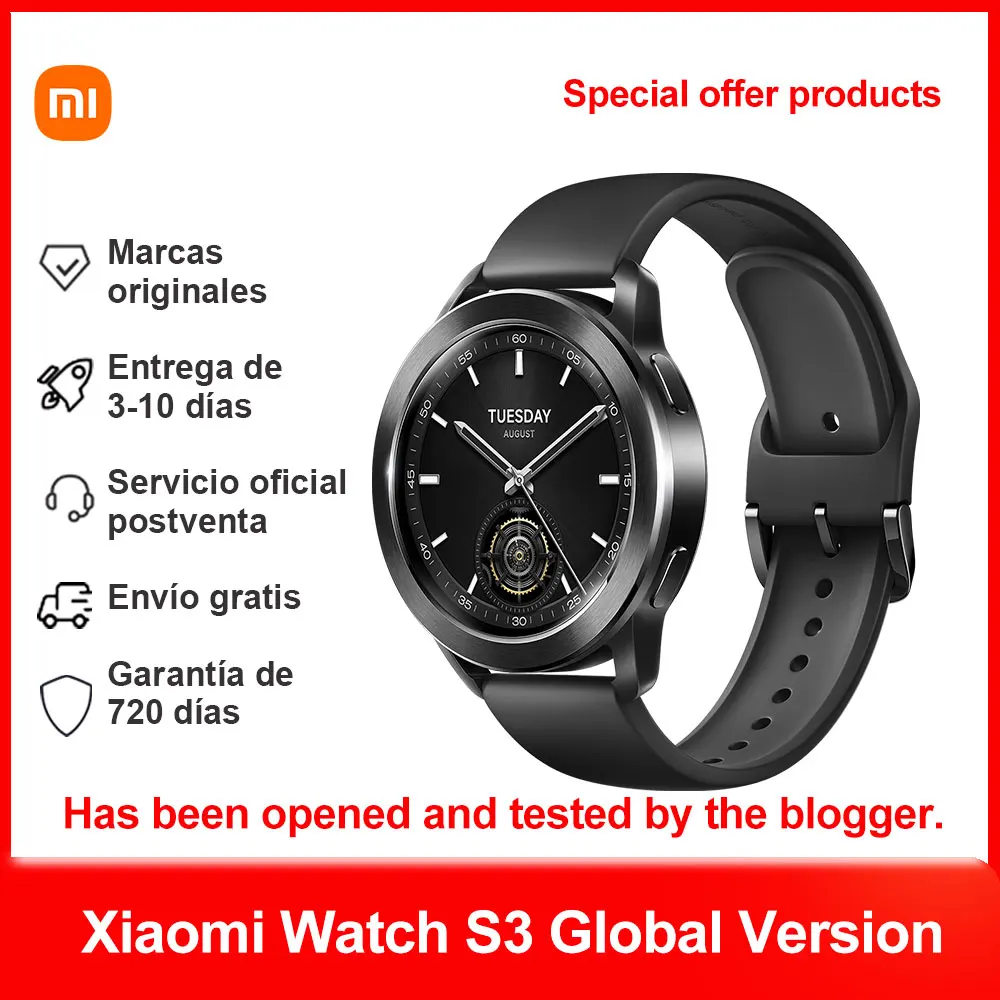 Xiaomi Watch S3, Bluetooth Phone Call, 1.43