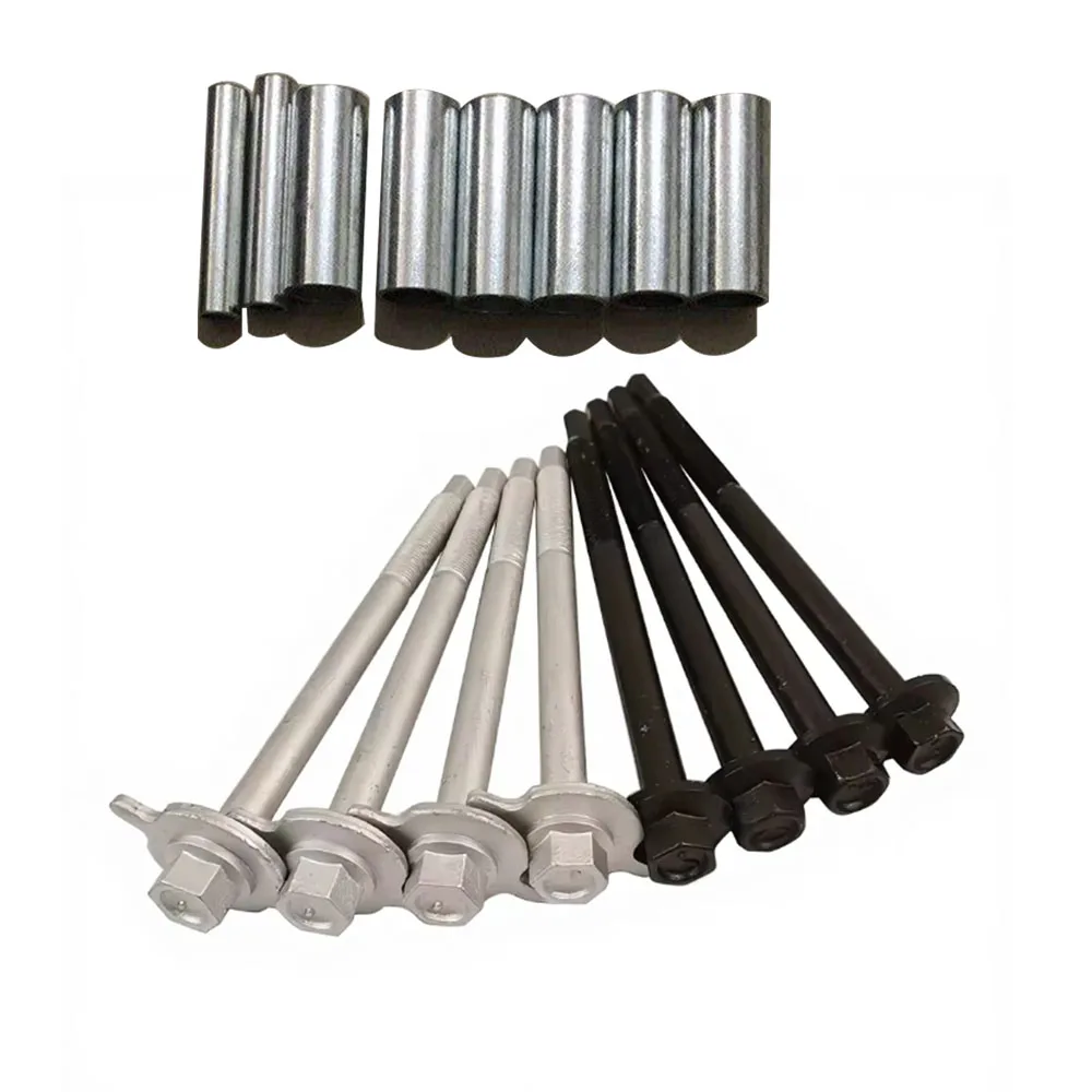 16Pcs Frame Buffer Rubber Bolt Body Mounting for Toyota Land Cruiser Prado FJ120 52217-35180 4Runner Hilux Surf GX470 GX460