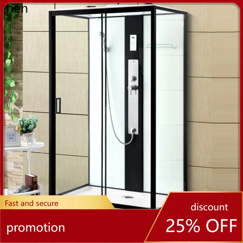 

ZML Integrated Shower Room All-in-One Modern Minimalist Bathroom Tempered Glass Partition Household Swing Door Sanitary Ware