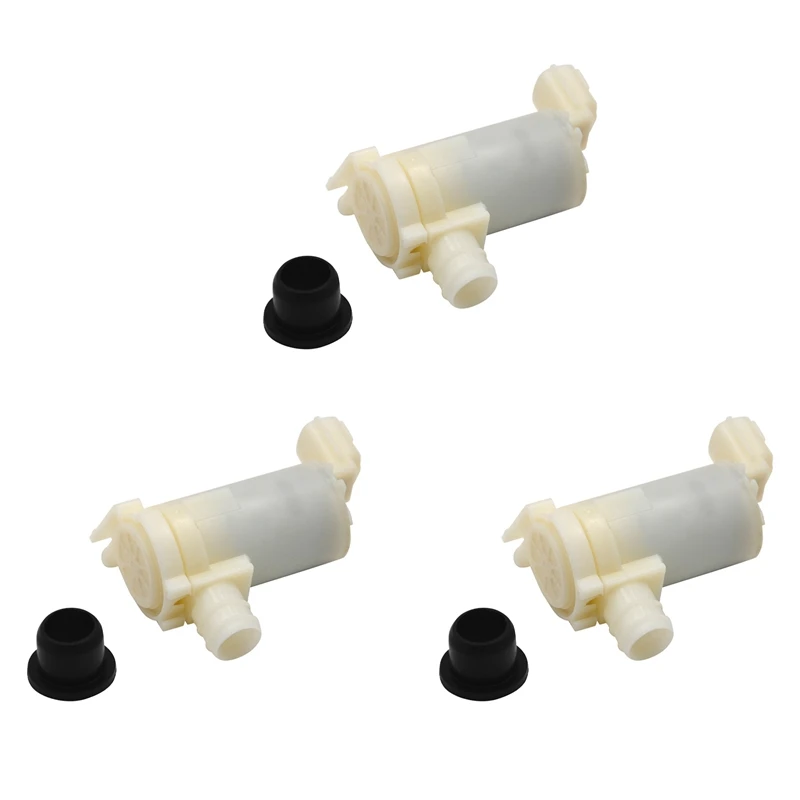 

2X Front Windscreen Washer Pump For Nissan Navara D22 11/2001 - 12/2008