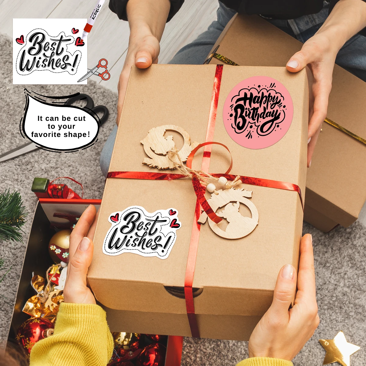 طابعة ملصقات Marklife B21 B1 X2 طابعة ملصقات حرارية بلوتوث طابعة ذاتية اللصق بدون حبر للهدايا/إبداعية ذاتية الصنع/وضع علامات #5