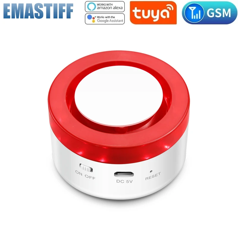 Kits de système d'alarme Wifi intelligent 120DB, sécurité sans fil contre les cambrioleurs avec déte