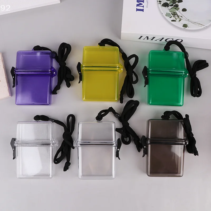 Photocards Storage Box Kpop Idol Photo Card Holder Boxes With Rope Kawaii Album Case Container Portable Sleeve Storage Box