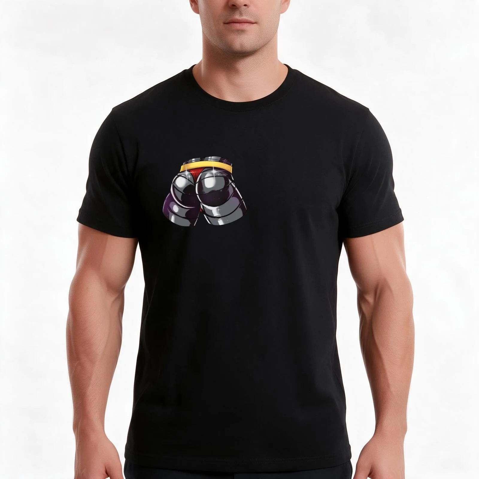 Colossal Booty T-Shirt Summer Casual Cotton Tee Oversized Streetwear Tops Vintage Graphic Print Loose Fit Short Sleeve