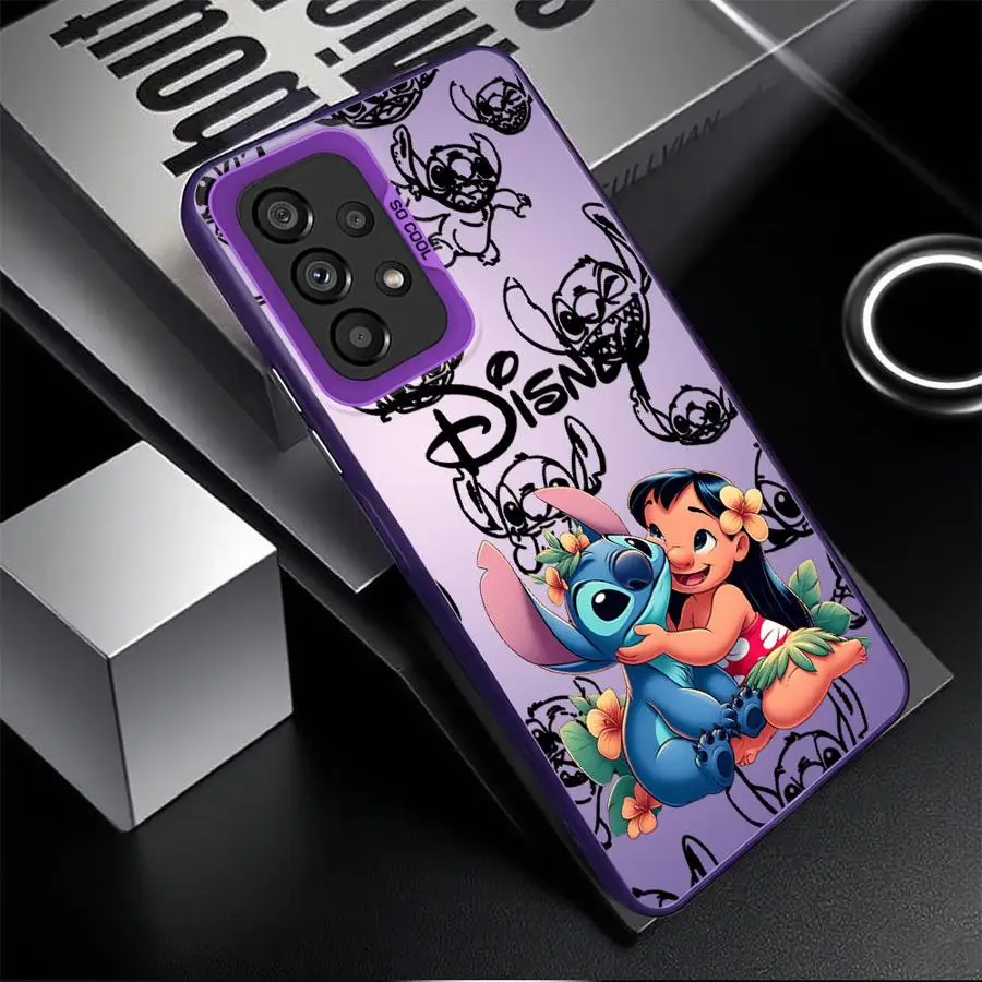 ディズニースティッチケース Samsung Galaxy A51 A56 A53 A73 A71 A72 A52 A54 A26 A36 A35 A55 ソフトシェル用