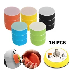 16Pcs/Set Polishing Pad for Car Polisher Polishing Circle Buffing Pad Tool Kit for Car Polisher Wax 2 Inch 50mm Polishing Pad