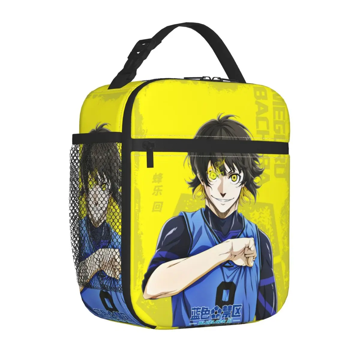 

Термоизолированные сумки для обедов в стиле аниме Blue Locks для работы, портативные сумки для еды, термосумки-холодильники для обедов