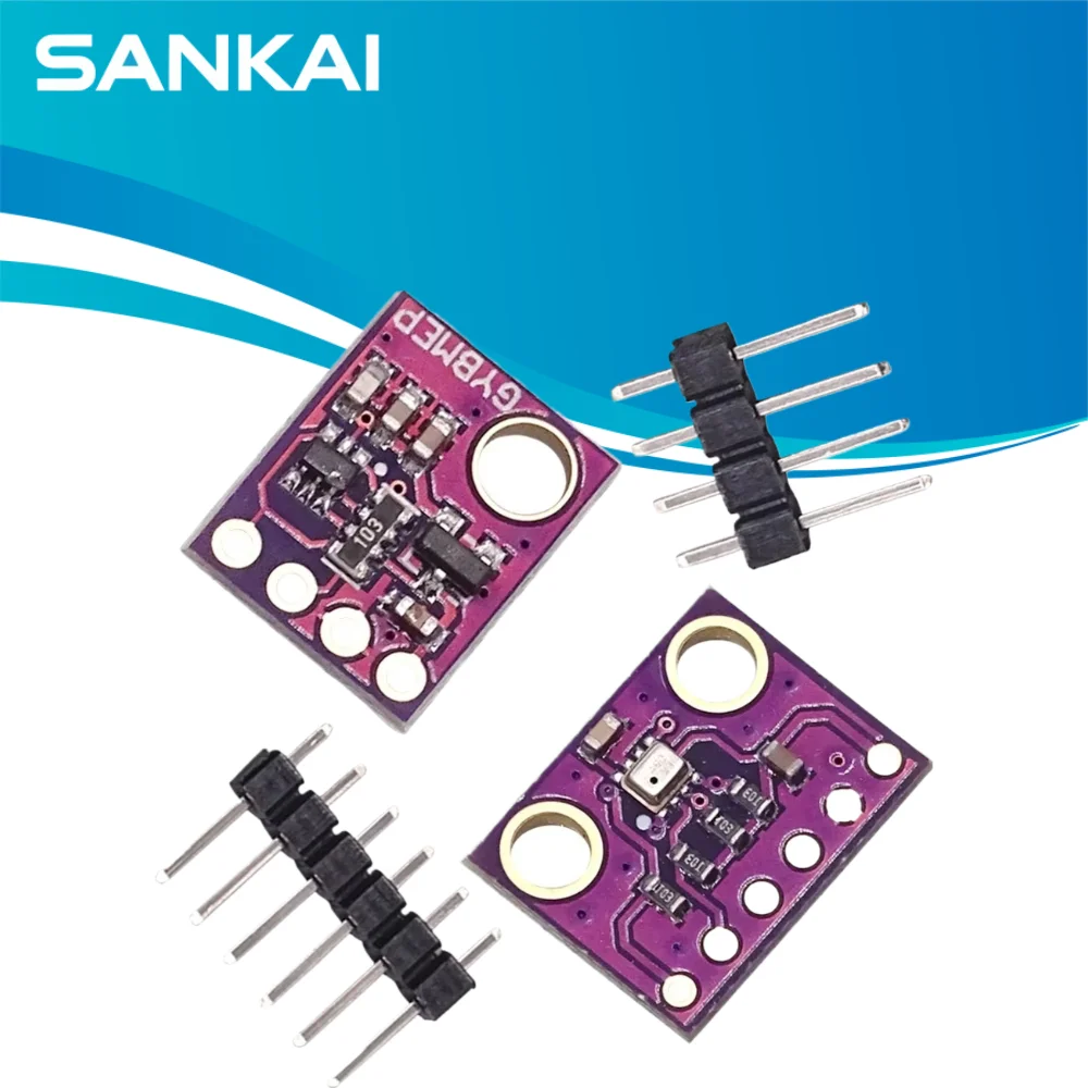10Pcs BMP280 GY-BMP280 Pressure Sensor Module, High Precision I2C/SPI 3.3V/5V for Arduino
