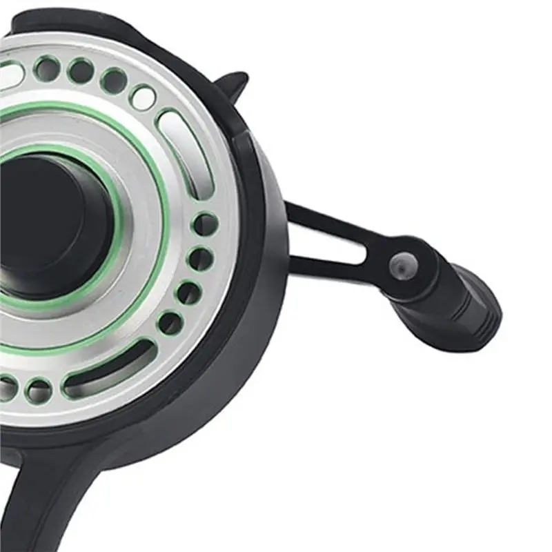 A89E-Front Fishing Wheel Smooth Line Retrieval Suitable For Ice Right Hand Metal Wire Cup Ice Fishing Reel