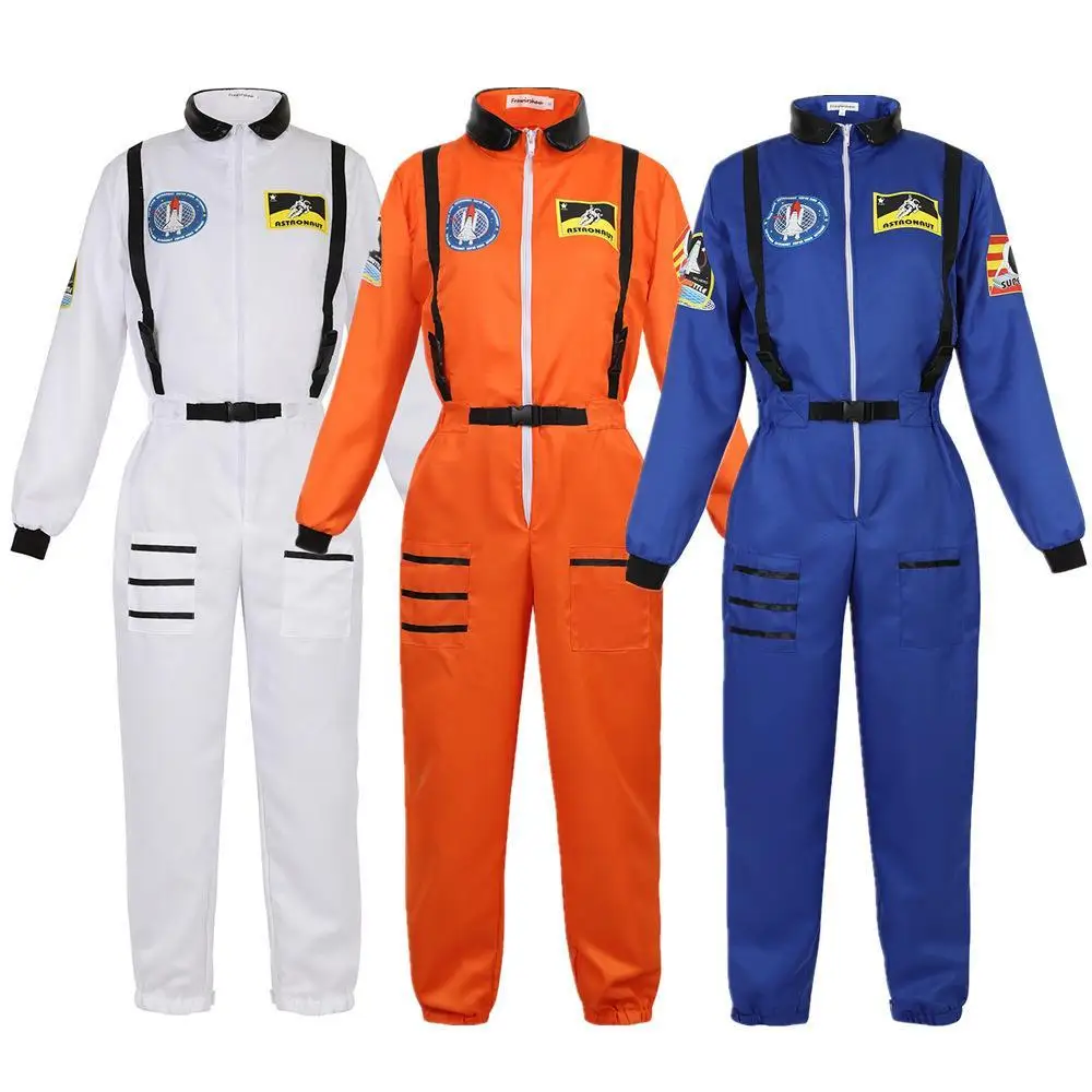 Halloween Astronaut Kinder Performance Kostüm Raumanzug Eltern-Kind-Thema Effell PU-Material Frühlingssaison
