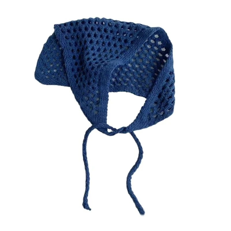 Hollowout Knit Scarf: Head Cover & Hip Wrap - alternate angle