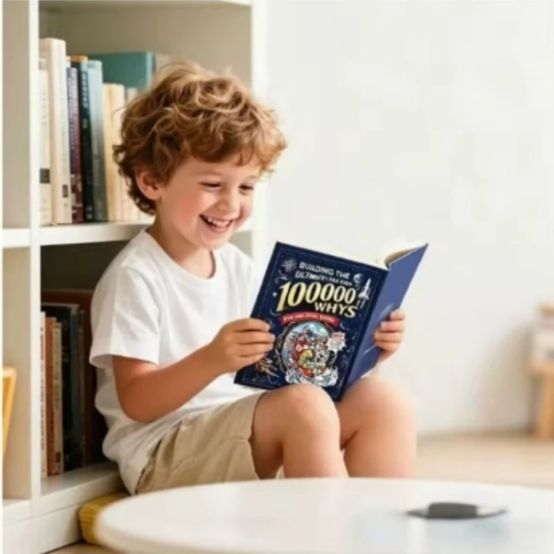 Physics Chemistry 100000 Whys: Building the Ultimate Brain for Kids English Version Fun Science Book Children's Early Education