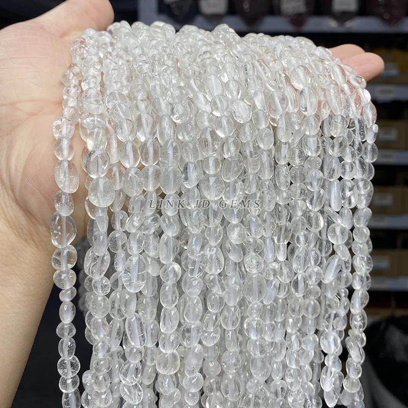 6-8mm Irregular Natural Amethyst Citrine Irregular Nugget Stone Loose Spacer Bead For Jewelry Making Diy Bracelet Accessory