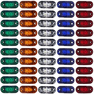 LED -Seitenmarkerlichter für Scania -LKW, Wohnwagenanhänger, Freigablampe, Lastwagenleuchten, LKW -Zubehör, 24 V, 10 Prozent 8 Hauptverkäufe Scania Neon - №4
