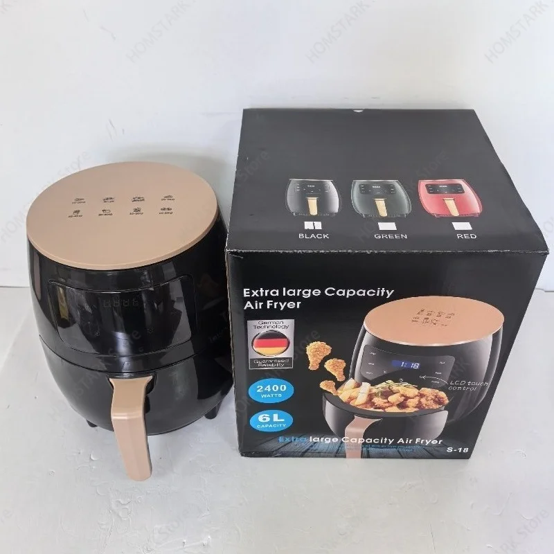 Large Touch Smart Air Fryer, Multi-function Electric Fryer, Household Chips Baking Cooker For Food Wholesale Home Supply