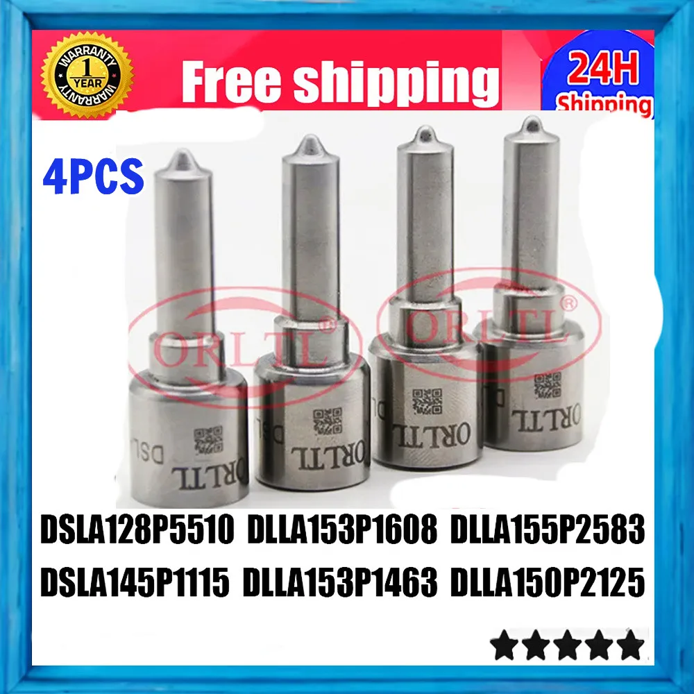 

4 шт. DSLA128P5510 DLLA153P1608 DLLA155P2583 DSLA145P1115 DLLA153P1463 DLLA150P2125 для дизельной форсунки Common Rail BOSCH
