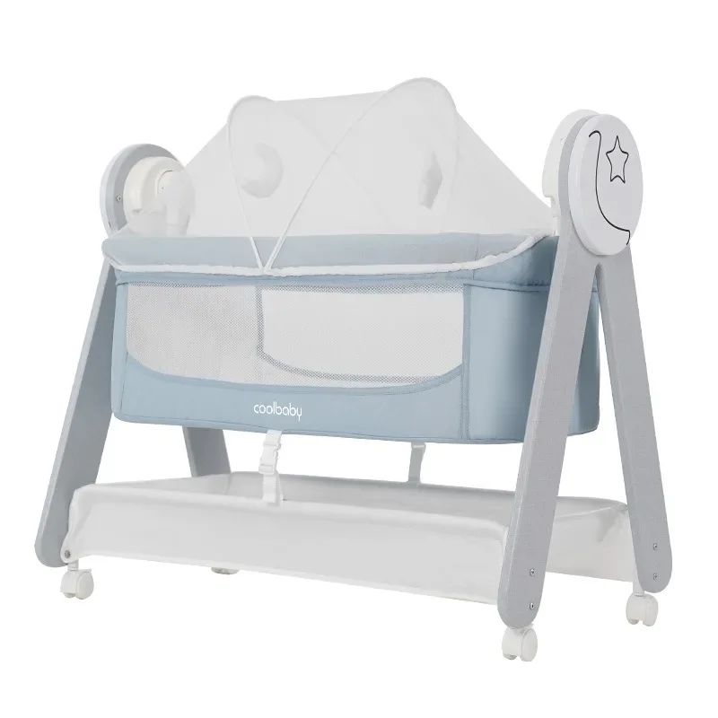 Electric baby crib coax baby artifact newborn pacify crib bell baby crib