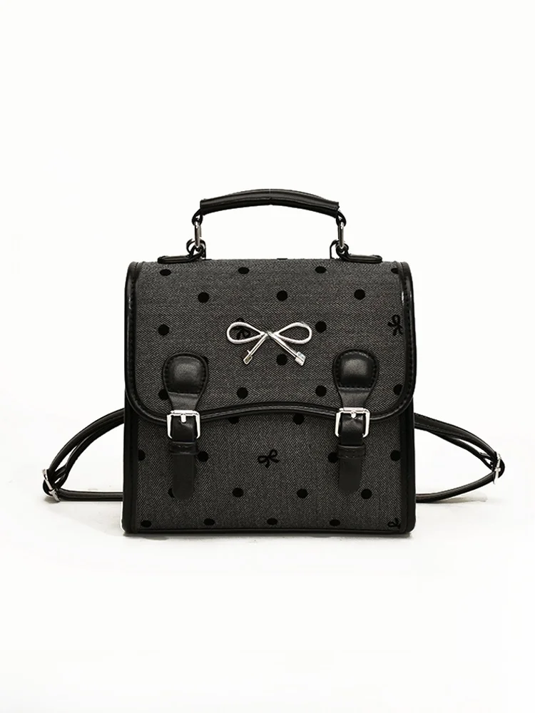 

Polaiya Fashionable Double Shoulder Bag 2026 New Style Women's College Student Class Bookbag Casual Single Shoulder Bag