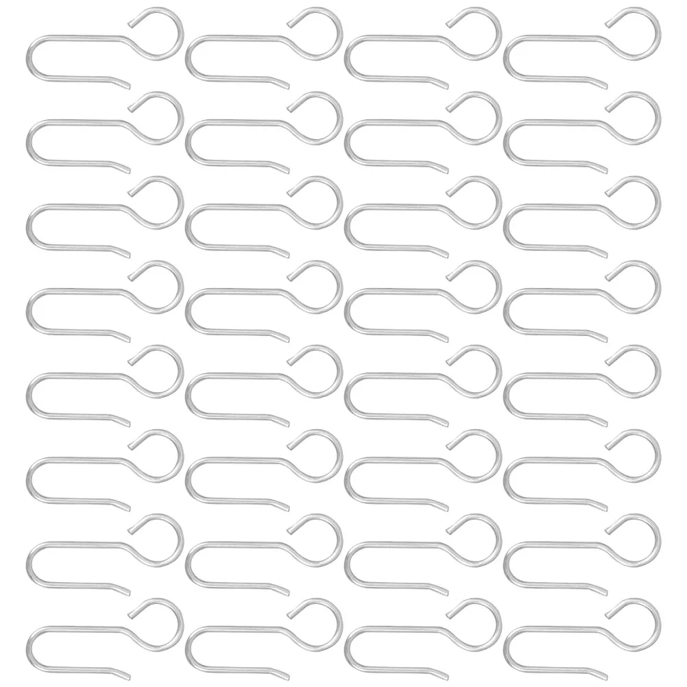 

200pcs Heavy Duty Ceiling Metal Curtain Track Hooks Sturdy Galvanized Steel For Drapes Curtains Lighting Decoration Ceiling