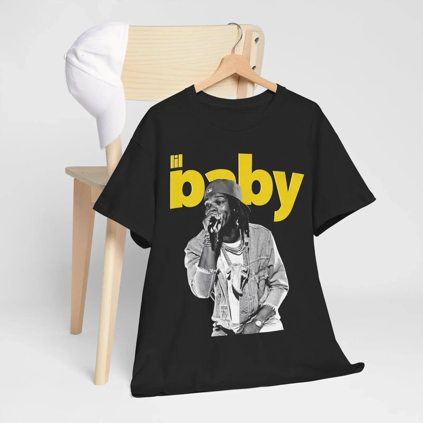 Lil Baby B amp W Wham world tour T shirt Rap Hip Hop Retro  vintage Washed Soft Unisex Stylish fashion Stretched streetwear